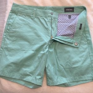 Bonobos Stretch Washed Chinos 32W 7” Inseam Green